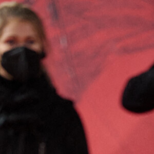 Zoë Kravitz, sublime dans une robe noire Saint Laurent, assiste à l'avant-première du film "The Batman" au cinéma BFI IMAX Waterloo. Londres, le 23 février 2022.