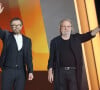 Benny Andersson et Björn Ulvaeus du groupe Abba participent à l'émission Wetten, dass..? sur la chaine ZDF le 6 novembre 2021.