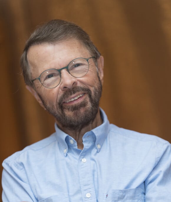 Bjorn Ulvaeus - Photocall avec les acteurs du film Mamma Mia! au grand hôtel de Stockholm le 11 juillet 2018