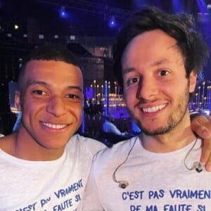 Kylian Mbappé et Vianney au concert des Enfoirés @ Instagram / Les Enfoirés