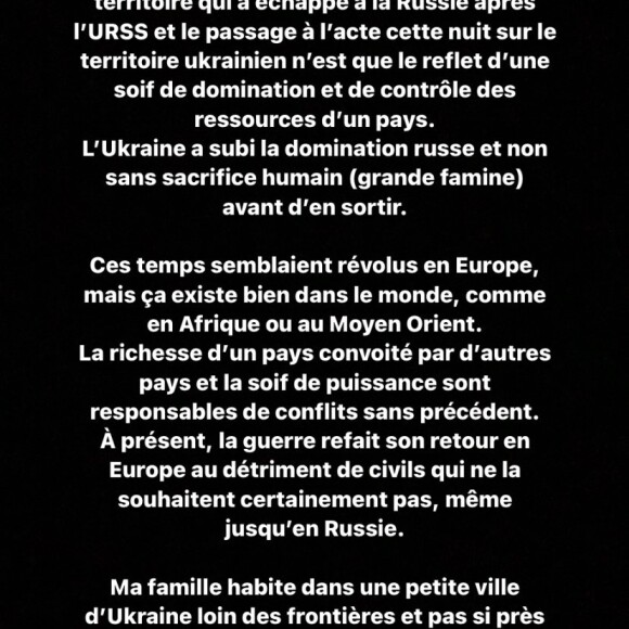 Les messages d'Estelle Mossely sur Instagram.