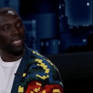 Omar Sy sur le plateau de l'émission "Jimmy Kimmel Live". Le 15 juin 2021. 