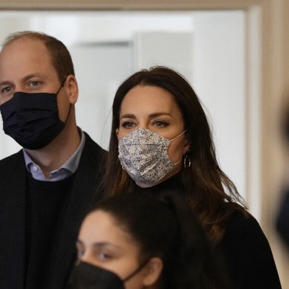 Le prince William, duc de Cambridge et Catherine (Kate) Middleton, duchesse de Cambridge visitent le "Foundling Museum" à Londres, Royaume Uni, le 19 janvier 2022.