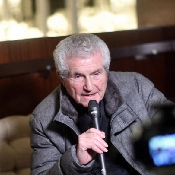 Claude Lelouch - Photocall de la première édition du "Paris Film Critics Awards" à l'hôtel Royal Monceau à Paris le 7 février 2022.  © Rachid Bellak/Bestimage