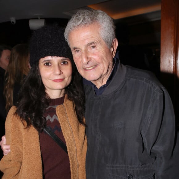 Exclusif - Claude Lelouch et sa fille Salomé Lelouch - Cocktail au "Club 13" après la Première du film de Claude Lelouch "L'Amour c'est mieux que la Vie" au Publicis à Paris le 17 janvier 2022 . © Bertrand Rindoff Petroff/Bestimage 