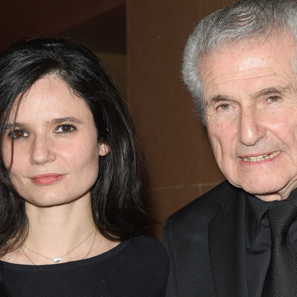 Salomé Lelouch et son père Claude Lelouch - Soirée bicentenaire des Caisses d'Epargne au Palais de Chaillot à Paris, France, le 21 mars 2018. © Coadic Guirec/Bestimage 