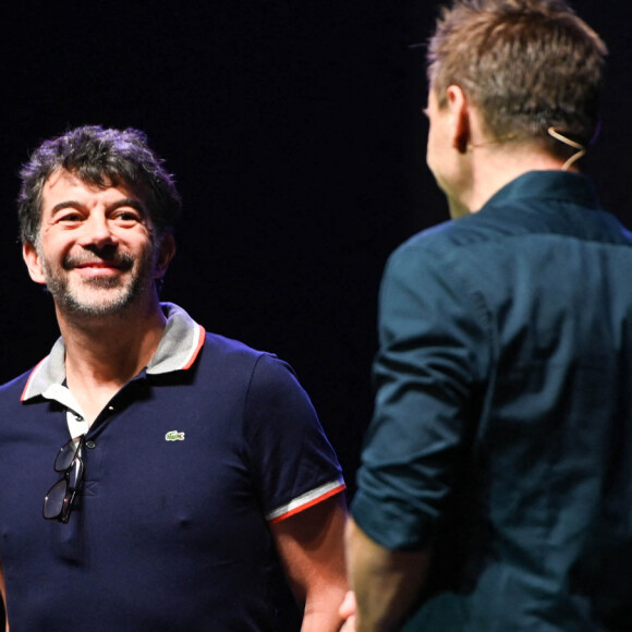 Exclusif - Jeanfi Janssens, Stéphane Plaza - Spectacle "Jeanfi Janssens atterrit à l'Olympia" à Paris le 9 janvier 2019. © Coadic Guirec/Bestimage