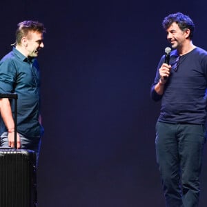 Exclusif - Jeanfi Janssens, Stéphane Plaza - Spectacle "Jeanfi Janssens atterrit à l'Olympia" à Paris le 9 janvier 2019. © Coadic Guirec/Bestimage