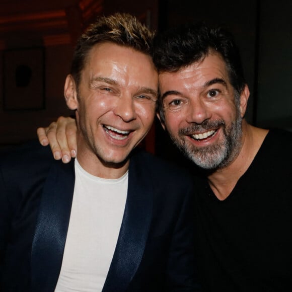 Jeanfi Janssens (Jean-Philippe Janssens) et Stéphane Plaza - Soirée de lancement du livre "Toujours y croire" de Miss France et Miss Univers 2016 I.Mittenaere à l'hôtel Vernet à Paris, France, le 6 novembre 2018. © CVS/Bestimage