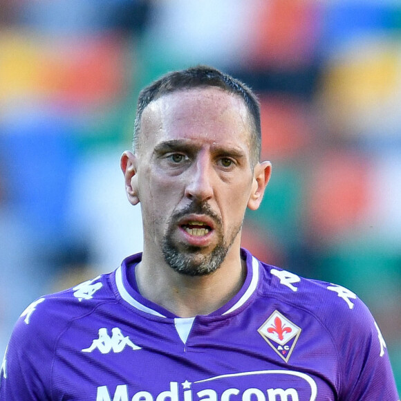 Franck Ribéry (ACF Fiorentina) lors d'un match de championnat Serie A opposant l'Udinese Calcio à l'ACF Fiorentina au stade Dacia Arena à Udine, Italie, le 28 février 2021. © Alessio Marini/LPS/Zuma Press/Bestimage 