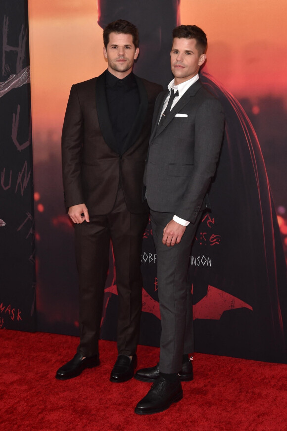 Max Carver et Charles Carver - Les personnalités assistent à la première du film "Batman" à New York, le 1er mars 2022. 