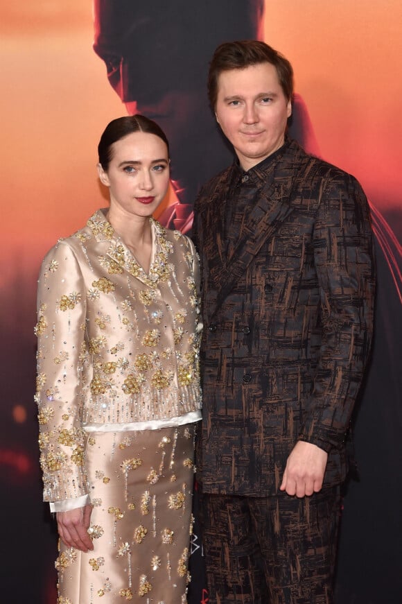 Zoe Kazan et Paul Dano - Les personnalités assistent à la première du film "Batman" à New York, le 1er mars 2022. 