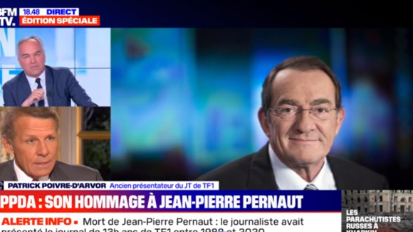 Patrick Poivre d'Arvor réagit à la mort de Jean-Pierre Pernaut sur BFMTV