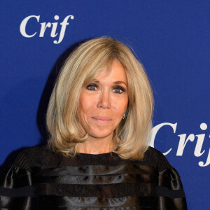 Brigitte Macron au dîner du CRIF (Conseil Représentatif des Institutions juives de France) au Carrousel du Louvre à Paris. Le 24 février 2022