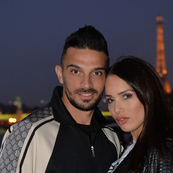 Exclusif - Julien Tanti et sa compagne Manon Marsault - Soirée du 9ème anniversaire du site en ligne "AliExpress.com" (filiale d'Alibaba) à Paris le 28 mars 2019. © Veeren/Bestimage