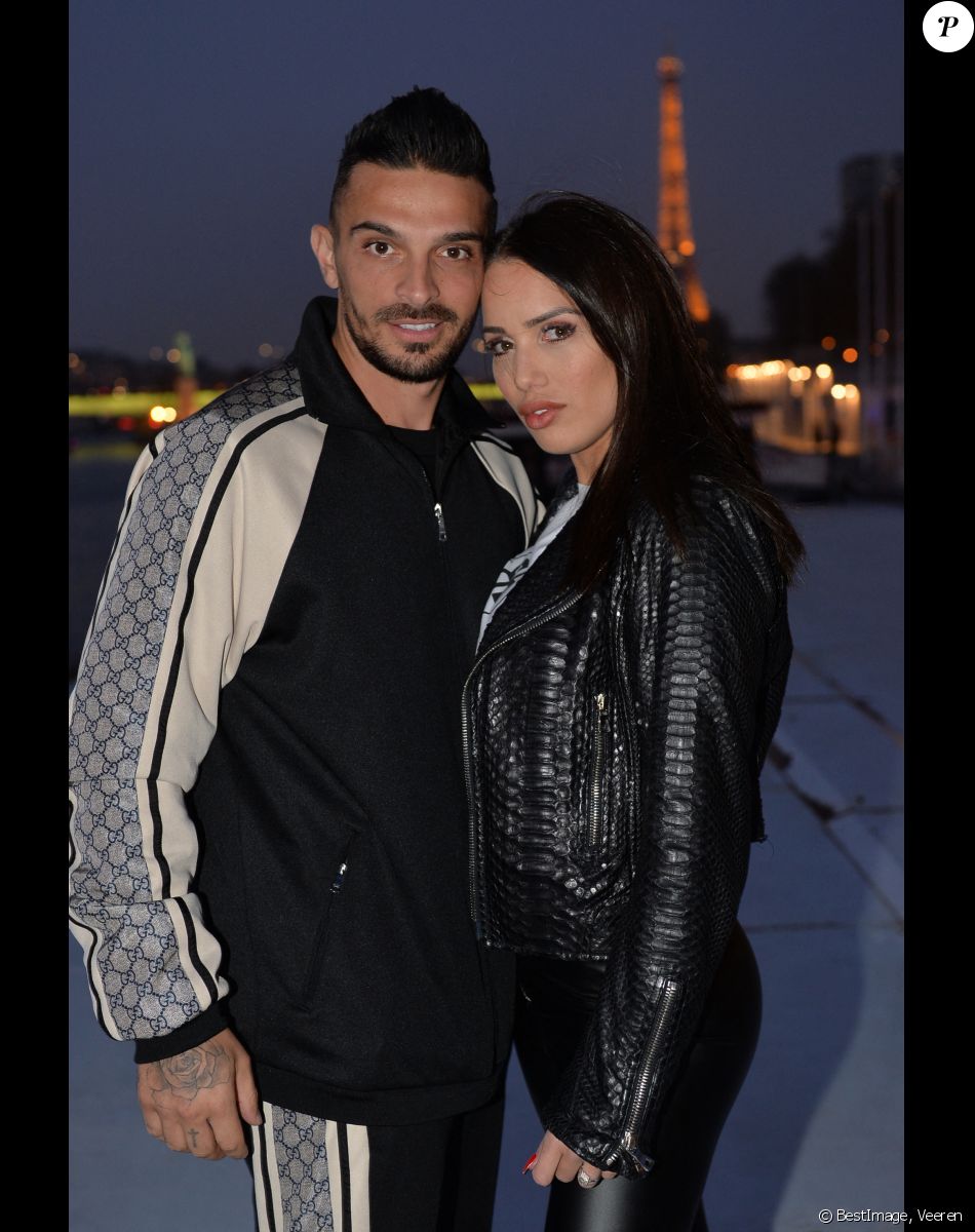 Exclusif - Julien Tanti et sa compagne Manon Marsault - Soirée du 9ème anniversaire du site en ligne "AliExpress.com" (filiale d'Alibaba) à Paris le 28 mars 2019. © Veeren/Bestimage