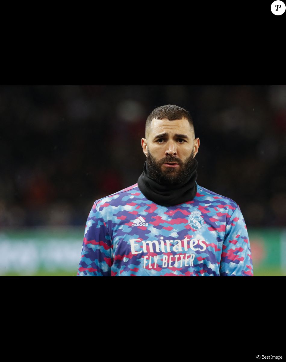 Karim Benzema (Real Madrid) - 8ème de finale aller de la Ligue Des Champions "PSG - Real Madrid (1-0)" au Parc des Princes à Paris, le 15 février 2022.