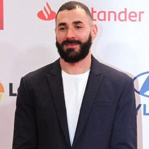 Karim Benzema au photocall de la soirée des "AS Sports Awards 2021" à Madrid, le 14 décembre 2021. © Irina R. Hipolito/AFP7 via Zuma Press/Bestimage