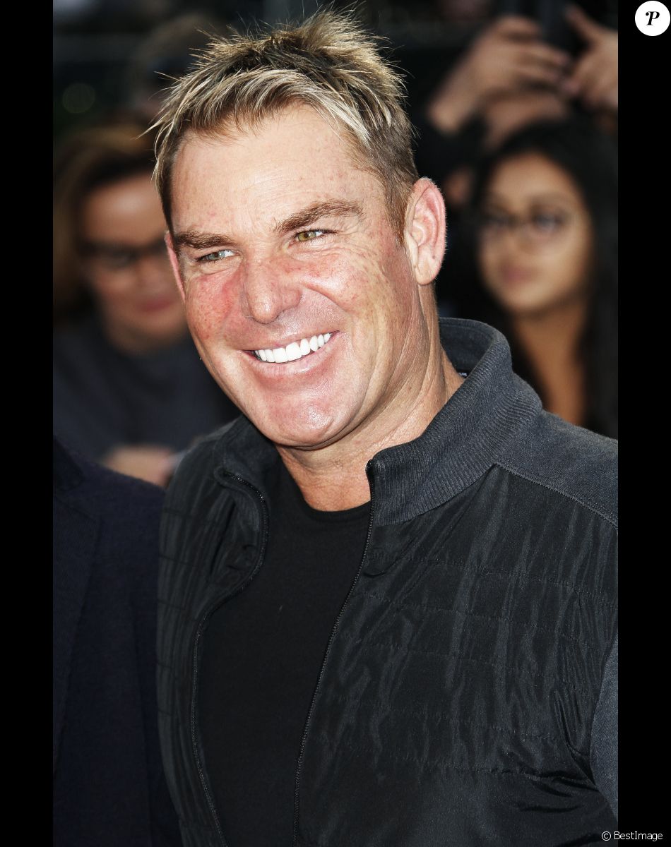 Décès de Shane Warne - Première du film "Deepwater Horizon" à Londres