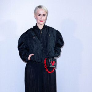 Sarah Paulson assiste au défilé de mode Louis Vuitton, collection prêt-à-porter automne-hiver 2022/2023, au Musée d'Orsay. Paris, le 7 mars 2022 © Borde-Rindoff / Bestimage