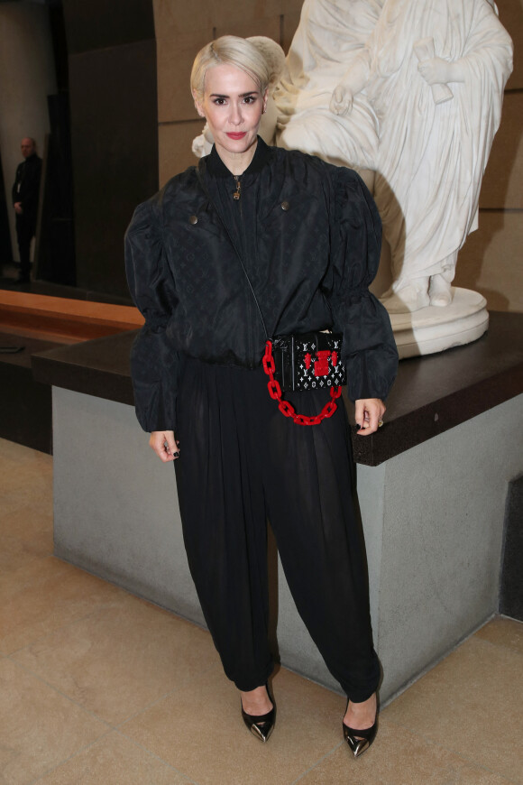 Sarah Paulson assiste au défilé de mode Louis Vuitton, collection prêt-à-porter automne-hiver 2022/2023, au Musée d'Orsay. Paris, le 7 mars 2022 © Borde-Rindoff / Bestimage