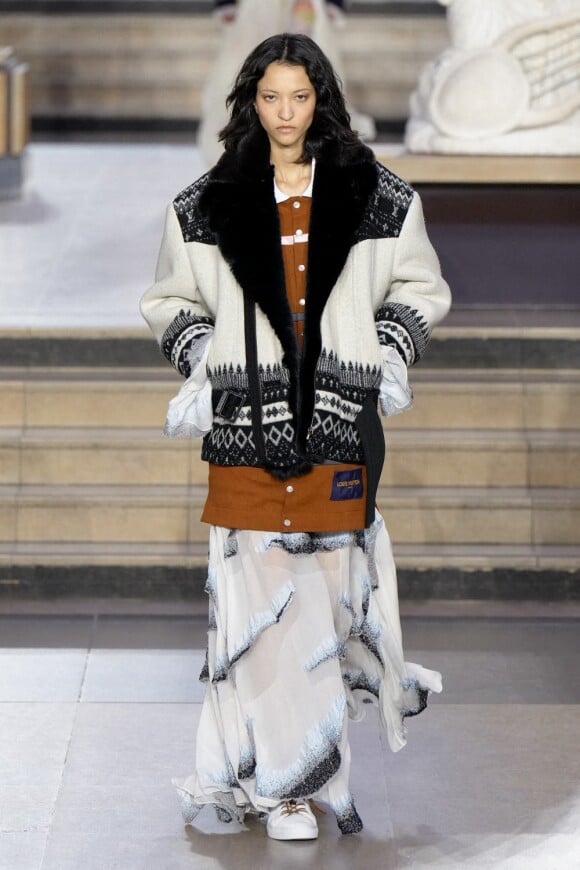 Défilé Louis Vuitton, collection prêt-à-porter automne-hiver 2022-2023, au Musée d'Orsay. Paris, le 7 mars 2022. ©Alexander Amosu via Bestimage