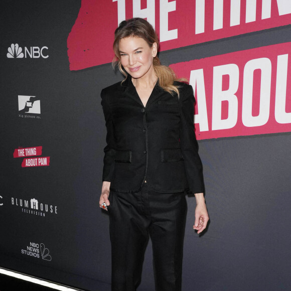 Renée Zellweger à la première de la série "The Thing About Pam" à New York, le 7 mars 2022. 