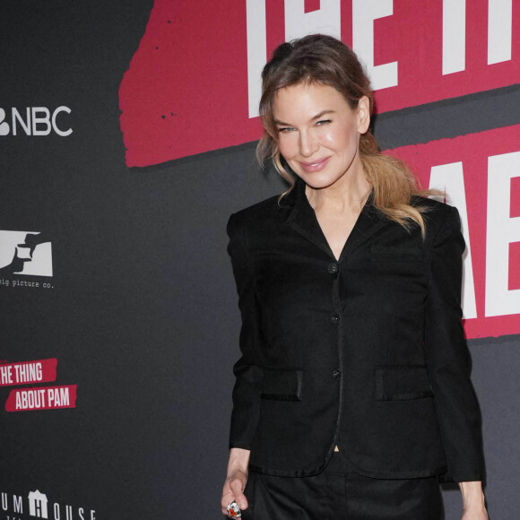 Renée Zellweger à la première de la série "The Thing About Pam" à New York, le 7 mars 2022. 