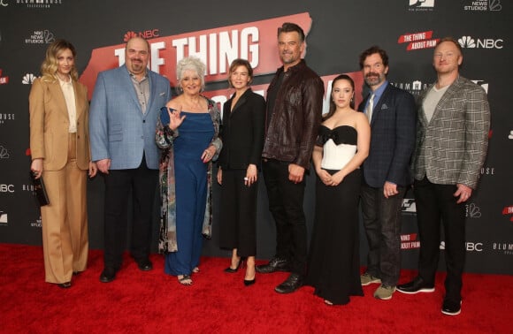 Judy Greer, Glenn Fleshler, Suanne Spoke, Renée Zellweger, Josh Duhamel, Gideon Adlon, Sean Bridgers - Avant-première du film "The Thing About Pam" à Beverly Hills le 28 février 2022.  Celebrities attend the Red Carpet Event for NBC's "The Thing About Pam" at The Maybourne in Beverly Hills.