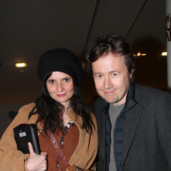 Exclusif - Salomé Lelouch et Ivan Calbérac - People à la générale de la Pièce "Biographie : Un jeu" au théâtre du Rond-Point à Paris le 8 mars 2022. © Bertrand Rindoff/Bestimage 