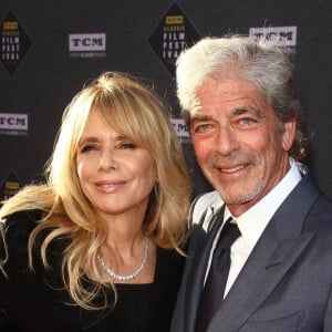 Rosanna Arquette et son mari Todd Morgan - Photocall d'ouverture du "TCM Classic Film Festival" au Chinese Theatre à Los Angeles, le 26 avril 2018.