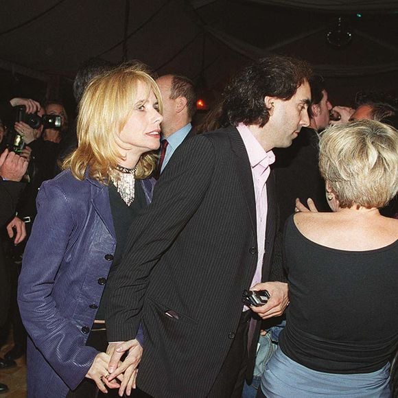 Rosanna Arquette et son mari John Sidel - Soirée du film "The Pledge", 54e Festival de Cannes. 2001.