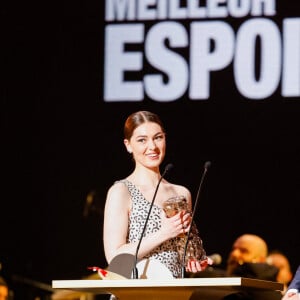 Franck Gastambide, Anamaria Vartolomei (Cesar du meilleur espoir féminin dans L'événement) - 47ème édition de la cérémonie des César à l'Olympia à Paris le 25 février 2022. © Borde / Jacovides / Bestimage 