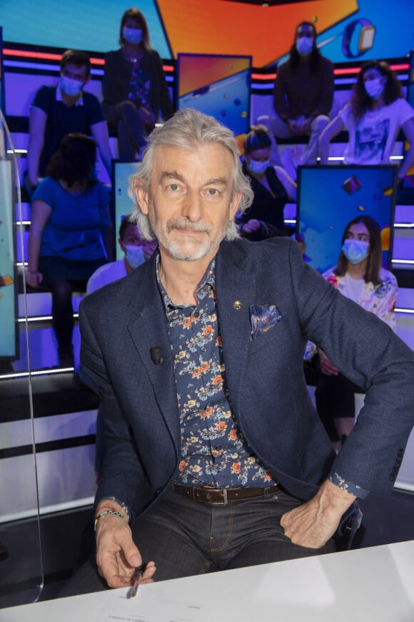 Exclusif - Gilles Verdez lors de l'enregistrement de l'émission Touche pas à mon poste (TPMP) diffusée en direct sur C8 le 10 mai 2021. © Jack Tribeca / Bestimage 