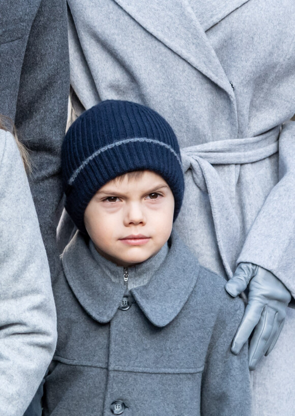 Le prince Oscar - La famille royale de Suède participe à la cérémonie "Princess Victoria name day" à Stockholm le 12 mars 2022.