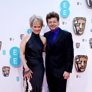 Andy Serkis et Lorraine Ashbourne étaient invités aux British Academy Film Awards 2022 (BAFTA) au Royal Albert Hall de Londres, Grande-Bretagne, le 13 mars 2022