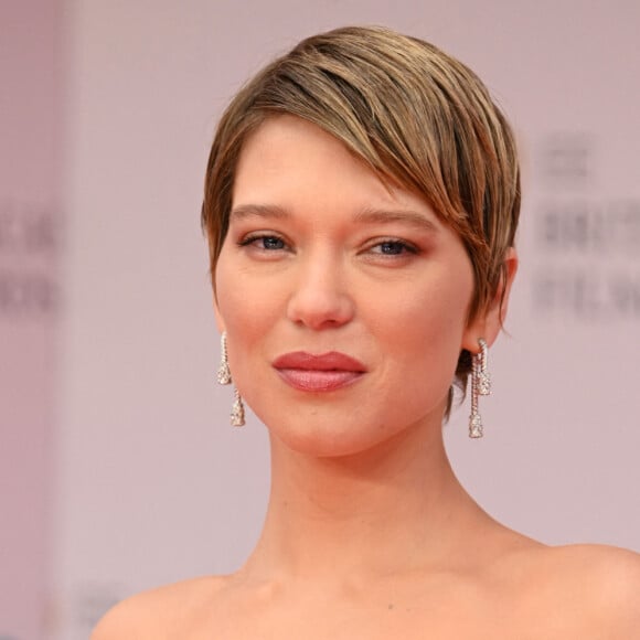 Léa Seydoux - Photocall de la cérémonie des BAFTA 2022 (British Academy Film Awards) au Royal Albert Hall à Londres le 13 mars 2022. 