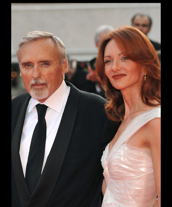 Dennis Hopper et sa cinquième femme Victoria Duffy, au festival de Cannes, en mai 2008