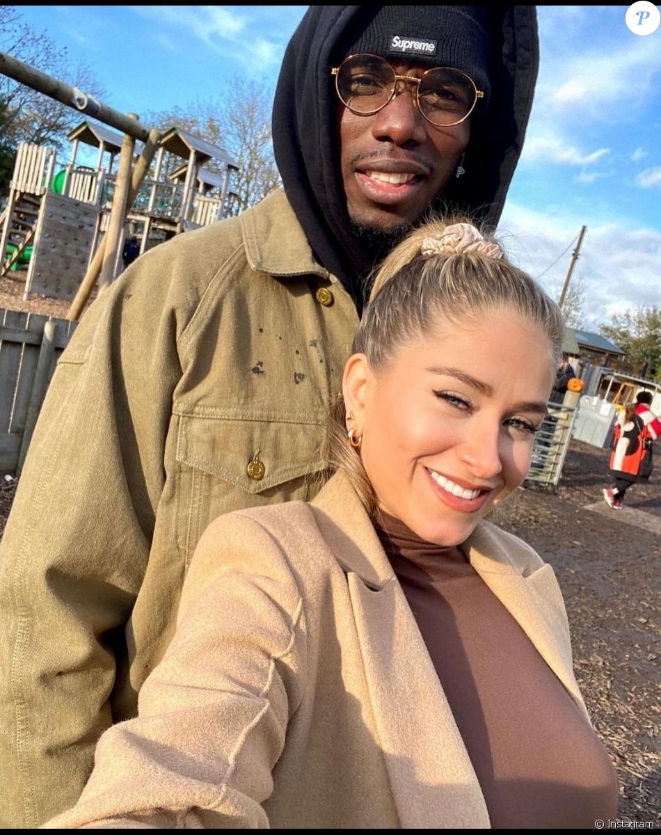 Paul Pogba et sa femme Maria Salaues sur Instagram.
