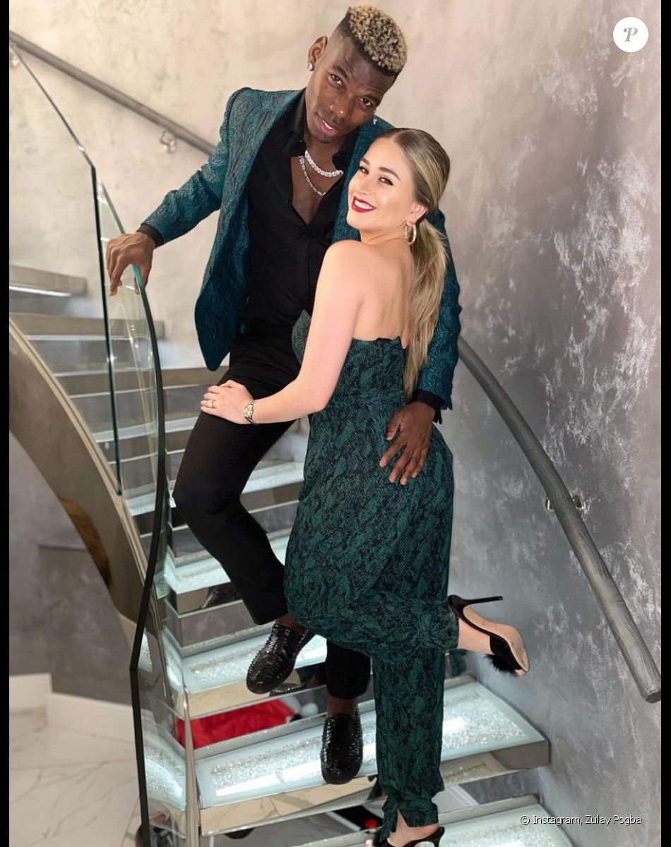 Paul Pogba se remet de l'élimination de la France à l'Euro en compagnie de son épouse, Zulay Pogba.
