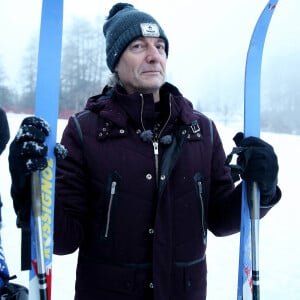 Exclusif - Gilles Verdez - Les chroniqueurs de "Touche pas à mon poste" (TPMP) tournent "TPMP fait du ski" à Montgenèvre dans les Hautes-Alpes le 17 décembre 2016 © Dominique Jacovides / Bestimage 