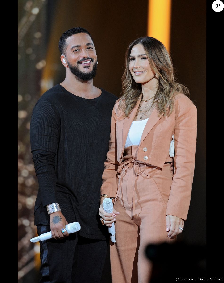 Exclusif - Slimane et Vitaa - 2ème partie de soirée - Enregistrement de l'émission "Duos Mystères" à la Seine Musicale à Paris, qui sera diffusée le 26 février sur TF1. Le 2 février 2021 © Gaffiot-Moreau / Bestimage