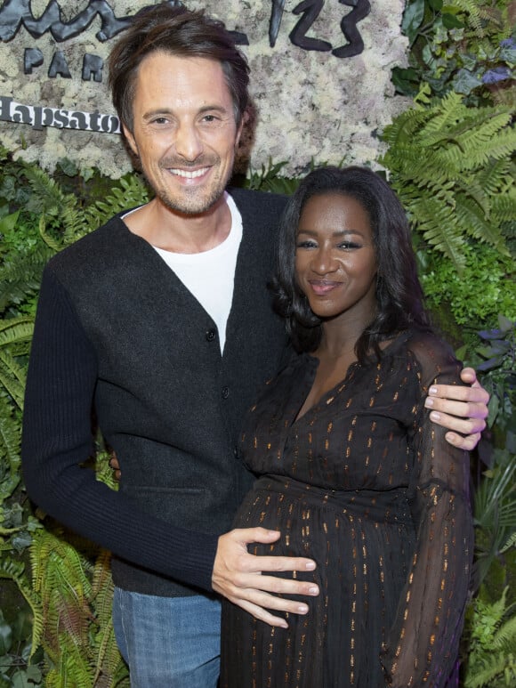 Vincent Cerutti et sa compagne Hapsatou Sy - Inauguration du Concept Store Maison 123 Paris et HapsatouSy. Paris, le 19 septembre 2019. © Pierre Perusseau/Bestimage