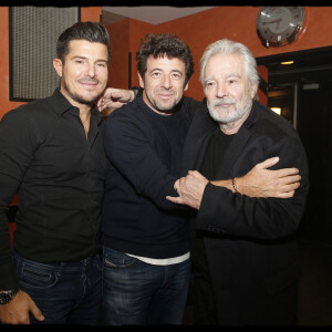 Vincent Niclo, Patrick Bruel et Pierre Arditi - Serge Lama en concert à l'Olympia dans le cadre de sa tournée " Je débute ". Paris, le 11 février 2018. © Alain Guizard / Bestimage 