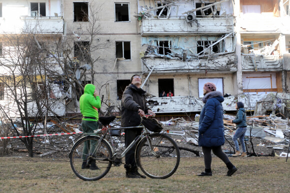 Guerre en Ukraine : Kiev est en ruine après les bombardements de la Russie le 15 mars 2022