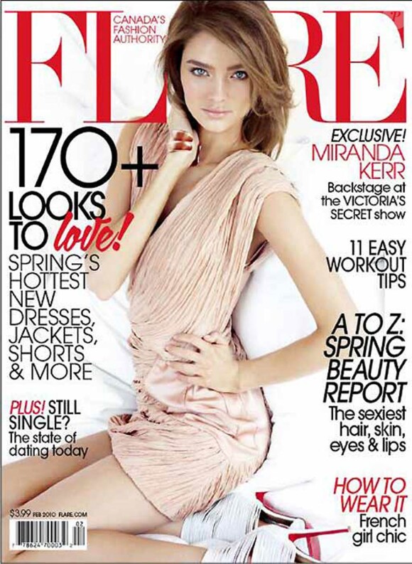 Miranda Kerr en couverture de Flore Magazine