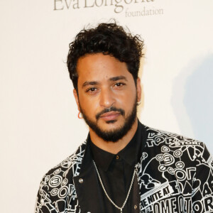 Slimane (Slimane Nebchi) lors du photocall de la 8ème édition du "Global Gift Gala" à l'hôtel Four Seasons George V à Paris, le 16 mai 2017. © Marc Ausset-Lacroix/Bestimage 