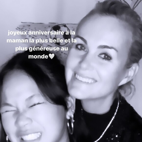 Joy Hallyday a partagé des photos personnelles sur Instagram pour les 47 ans de sa maman, Laeticia.