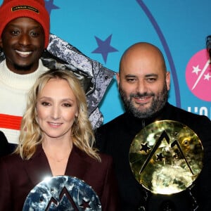 Audrey Lamy, Prix d'interprétation féminine, Jérôme Commandeur, Grand prix, lors de la clôture de la 25ème édition du Festival international du film de comédie de l'Alpe d'Huez, France, le 22 janvier 2022. © Dominique Jacovides/Bestimage 