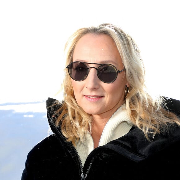 Audrey Lamy au photocall du film "La Brigade" lors de la 25ème édition du Festival international du film de comédie de l'Alpe d'Huez, France, le 21 janvier 20222. © Dominique Jacovides/Bestimage 